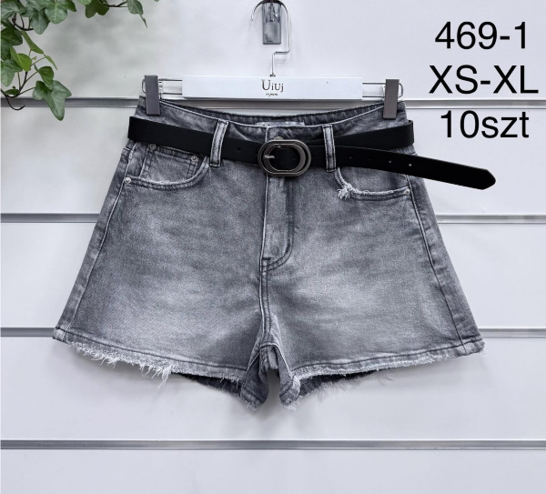 Szorty damskie jeans Roz XS-XL, 1 Kolor .Paczka 10 szt